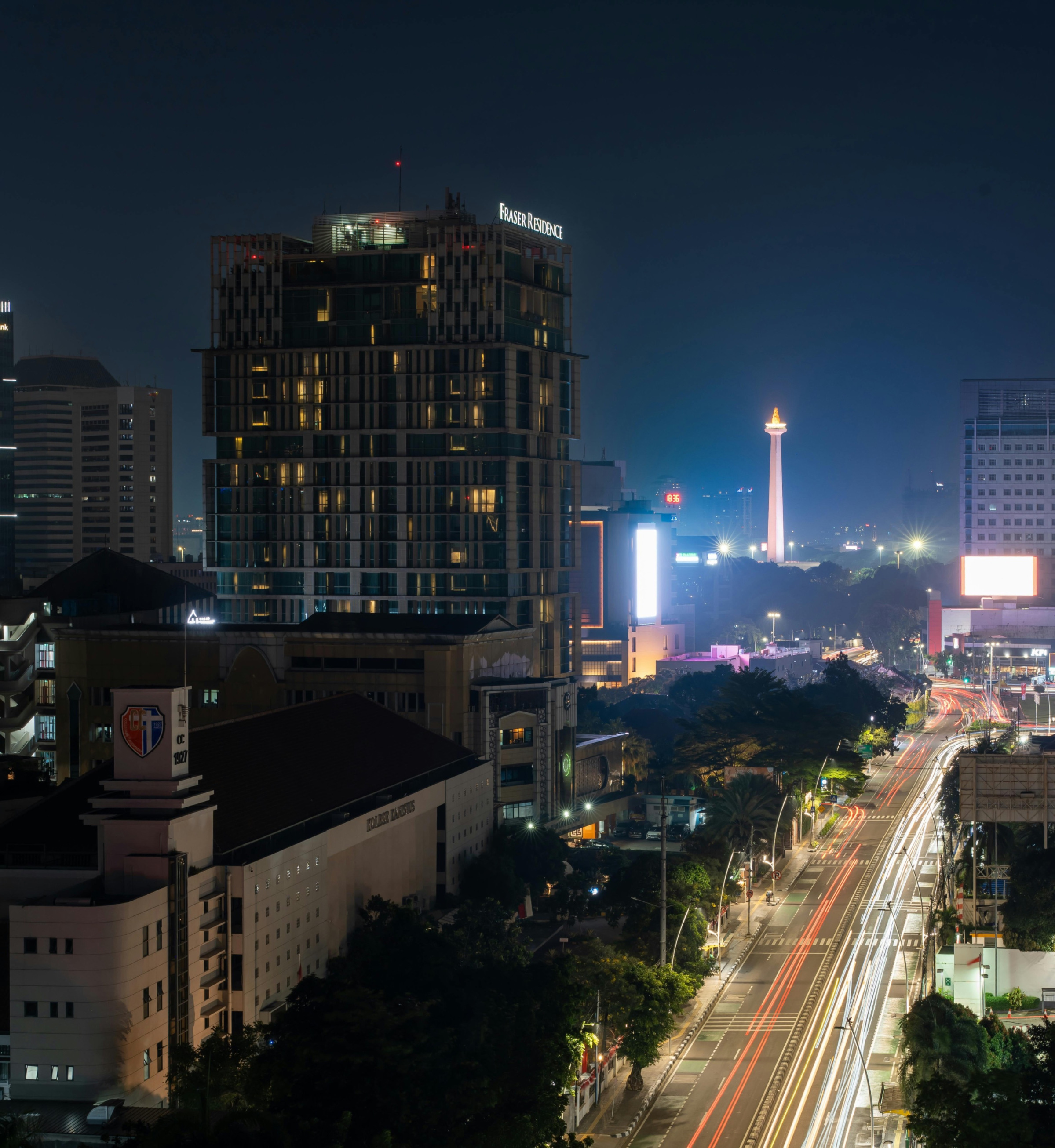 Jakarta at night